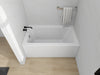 54" x 32" Alcove Soaking Acrylic Bathtub with 3 Side Tiling Flange - HomeBeyond