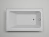 54" x 32" Modern Alcove Soaking Acrylic Bathtub with 3-Side Integral Tiling Flange Right Drain VA6301-MR - HomeBeyond