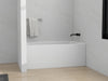 54" x 32" Modern Alcove Soaking Acrylic Bathtub with 3-Side Integral Tiling Flange Right Drain VA6301-MR - HomeBeyond