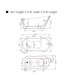 54"x28" Freestanding Acrylic Bathtub, Contemporary Design Soaking Tub with Slotted Overflow and Pop-up Drain - HomeBeyond