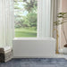 55" or 47" Freestanding Acrylic Bathtub, Contemporary Design Soaking Tub with Slotted Overflow and Pop - up Drain - HomeBeyond