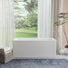 55" or 47" Freestanding Acrylic Bathtub, Contemporary Design Soaking Tub with Slotted Overflow and Pop - up Drain - HomeBeyond