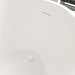 55"x28" Freestanding Acrylic Bathtub, Contemporary Design Soaking Tub with Overflow and Pop-up Drain - HomeBeyond