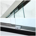 56–60" W x 76" Frameless Sliding Shower Door with Explosion-Proof Clear Glass - HomeBeyond
