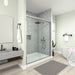 56–60" W x 76" Frameless Sliding Shower Door with Explosion-Proof Clear Glass - HomeBeyond