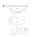 59" Modern Standalone Acrylic Soaking Tub -VA6515 - HomeBeyond