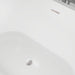 59" x 30" Modern Freestanding Acrylic Soaking Bathtub Glossy White Compact Soaker Tub Slotted Overflow VA6815-S - HomeBeyond