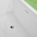 59" x 30" Modern Rectangle Freestanding Acrylic Soaking Bathtub White Soaker Tub Slotted Overflow VA6814-S - HomeBeyond