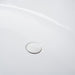 59" x 31" Modern Flatbottom Solid Surface Stone Freestanding Bathtub Glossy White Compact Soaker Tub VA6913-GS - HomeBeyond