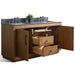 60" Double Sink Bathroom Vanity with Sink and Top, With Soft Closing Doors - HomeBeyond