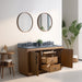 60" Double Sink Bathroom Vanity with Sink and Top, With Soft Closing Doors - HomeBeyond