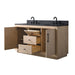 60" Double Sink Bathroom Vanity with Sink and Top, With Soft Closing Doors - HomeBeyond