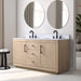 60" Double Sink Bathroom Vanity with Sink and Top, With Soft Closing Doors - HomeBeyond