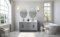 60" Double Sink Modern Freestanding Bathroom Vanity Set with Arabescato White Engineered Marble Top – Storage Cabinet with Soft-Closing Doors & Drawers VA9060D - HomeBeyond
