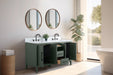 60" Double Sink Modern Freestanding Bathroom Vanity Set with Arabescato White Engineered Marble Top – Storage Cabinet with Soft-Closing Doors & Drawers VA9060D - HomeBeyond