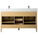 60" Double Sink Modern Freestanding Bathroom Vanity Set with Arabescato White Engineered Marble Top – Storage Cabinet with Soft-Closing Doors & Drawers VA9060D - HomeBeyond