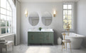 60" Double Sink Modern Freestanding Bathroom Vanity Set with Arabescato White Engineered Marble Top – Storage Cabinet with Soft-Closing Doors & Drawers VA9060D - HomeBeyond