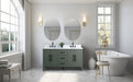 60" Double Sink Modern Freestanding Bathroom Vanity Set with Arabescato White Engineered Marble Top – Storage Cabinet with Soft-Closing Doors & Drawers VA9060D - HomeBeyond