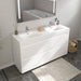 60" Double Sink Modern Freestanding Bathroom Vanity Set with White Engineered Stone Top – Large Storage Cabinet with Soft-Closing Drawers VA6060DWF - HomeBeyond