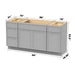 60" Modern Freestanding Birch & Plywood Bathroom Vanity Base Only – Shaker Style Storage Cabinet with 4 Drawers & 3 Doors VA41153-30-151 - HomeBeyond