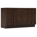 60" Modern Freestanding Oak Bathroom Vanity Base Only – Shaker Style Storage Cabinet with 4 Drawers & 3 Doors VA40123-36-121 - HomeBeyond