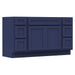 60" Modern Freestanding Oak Bathroom Vanity Base Only – Shaker Style Storage Cabinet with 6 Drawers & 2 Doors VA40123-36-123 - HomeBeyond