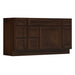 60" Modern Freestanding Oak Bathroom Vanity Base Only – Shaker Style Storage Cabinet with 6 Drawers & 2 Doors VA40123-362L-121 - HomeBeyond