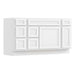 60" Modern Freestanding Oak Bathroom Vanity Base Only – Shaker Style Storage Cabinet with 6 Drawers & 2 Doors VA40123-362L-121 - HomeBeyond