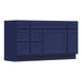 60" Modern Freestanding Oak Bathroom Vanity Base Only – Shaker Style Storage Cabinet with 6 Drawers & 2 Doors VA40123-362L-121 - HomeBeyond