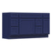 60" Modern Freestanding Oak Bathroom Vanity Base Only – Shaker Style Storage Cabinet with 6 Drawers & 2 Doors VA40123-362R-121 - HomeBeyond