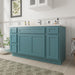 60" Oak Bathroom Vanity Cabinet without Top - 4 Drawers & 3 Doors - HomeBeyond