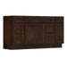 60" Oak Bathroom Vanity Cabinet without Top - 6 Drawers & 2 Doors - HomeBeyond