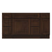 60" Oak Bathroom Vanity Cabinet without Top - 6 Drawers & 2 Doors - HomeBeyond