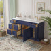 60" Oak Bathroom Vanity Cabinet without Top - 6 Drawers & 2 Doors - HomeBeyond