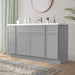 60" Plywood Bathroom Vanity Cabinet without Top - 4 Drawers & 3 Doors - HomeBeyond