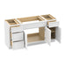 60" Plywood Bathroom Vanity Cabinet without Top - 4 Drawers & 3 Doors - HomeBeyond