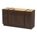 60" Plywood Bathroom Vanity Cabinet without Top - 4 Drawers & 3 Doors - HomeBeyond