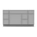 60" Plywood Bathroom Vanity Cabinet without Top - 6 Drawers & 2 Doors - HomeBeyond
