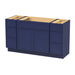 60" Plywood Bathroom Vanity Cabinet without Top - 6 Drawers & 2 Doors - HomeBeyond