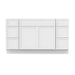 60" Plywood Bathroom Vanity Cabinet without Top - 6 Drawers & 2 Doors - HomeBeyond