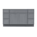60" Plywood Bathroom Vanity Cabinet without Top - 6 Drawers & 2 Doors - HomeBeyond