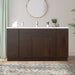 60" Plywood Bathroom Vanity Cabinet without Top - 6 Drawers & 2 Doors - HomeBeyond