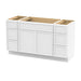 60" Plywood Bathroom Vanity Cabinet without Top - 6 Drawers & 2 Doors - HomeBeyond