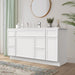 60" Plywood Bathroom Vanity Cabinet without Top - 6 Drawers & 2 Doors - HomeBeyond