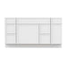 60" Plywood Bathroom Vanity Cabinet without Top - 6 Drawers & 2 Doors - HomeBeyond