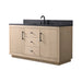 60" Single Sink Bathroom Vanity with Sink and Top, With Soft Closing Doors - HomeBeyond