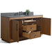 60" Single Sink Bathroom Vanity with Sink and Top, With Soft Closing Doors - HomeBeyond