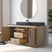 60" Single Sink Bathroom Vanity with Sink and Top, With Soft Closing Doors - HomeBeyond