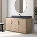 60" Single Sink Bathroom Vanity with Sink and Top, With Soft Closing Doors - HomeBeyond