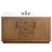 60" Single Sink Bathroom Vanity with Sink and Top, With Soft Closing Doors - HomeBeyond